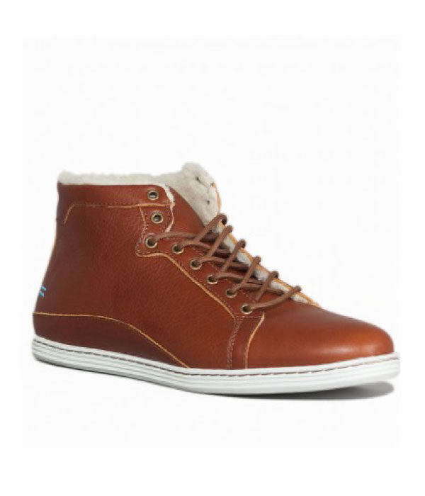 Basket en cuir marron